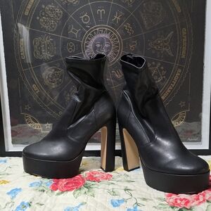 Aldo Black Heeled Boots